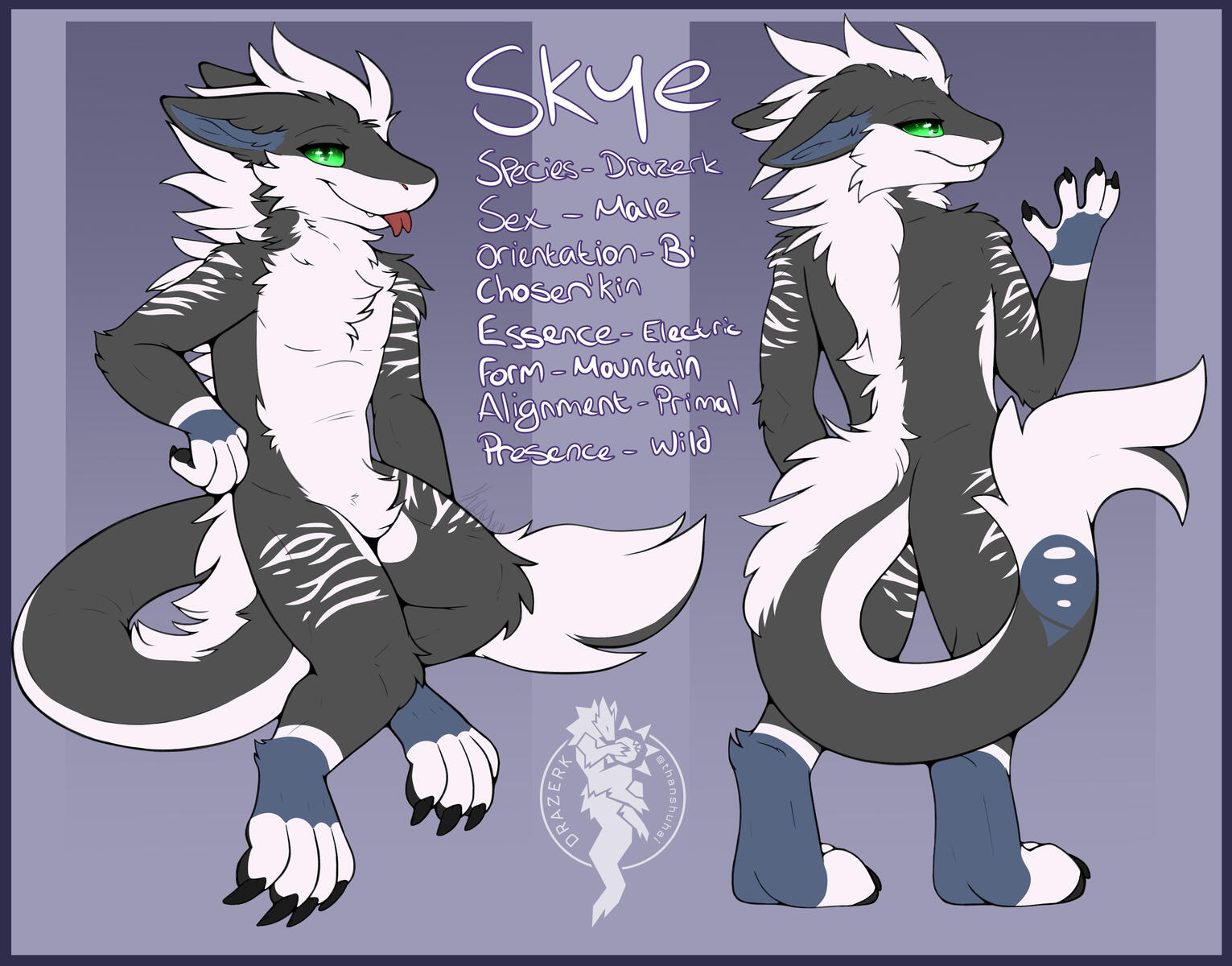 Skye, Luminary Drazerk - artwork by Krayxii